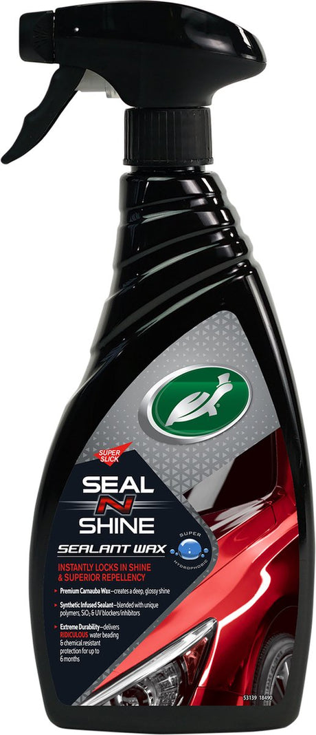 Hybridwachs von Turtle Wax – lang anhaltender Glanz – wasserabweisend – bietet hervorragenden Glanz und Schutz – lang anhaltender Schutz – einfach zu verwenden – 500 ml