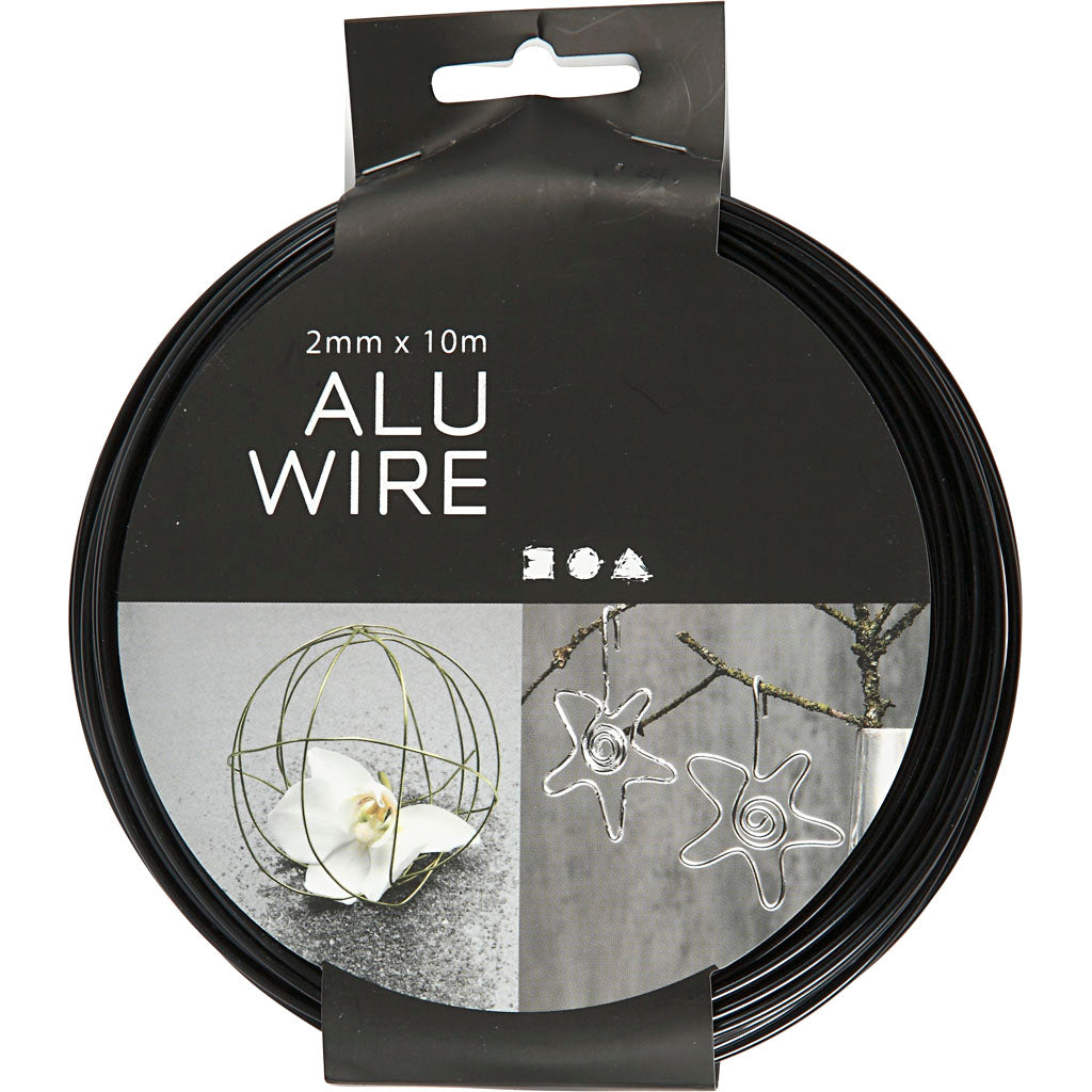 Kreativunternehmen https: www.cchobby.nl alu-wire-round-thickness-2-mm-black-10-m-1-roll