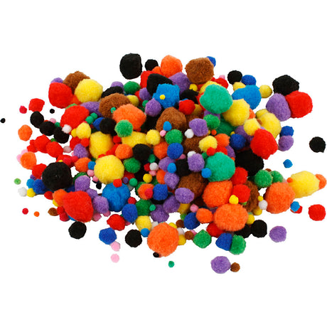 Kreativunternehmen https: www.cchobby.nl pompoms-d-5-40-mm-ca. 150-stück-diverse-farben-42-gr-1-box