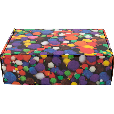 Creativ Company Pompons, D 5-40 mm, ca. 720 Stück, verschiedene Farben, 200 g 1 Box