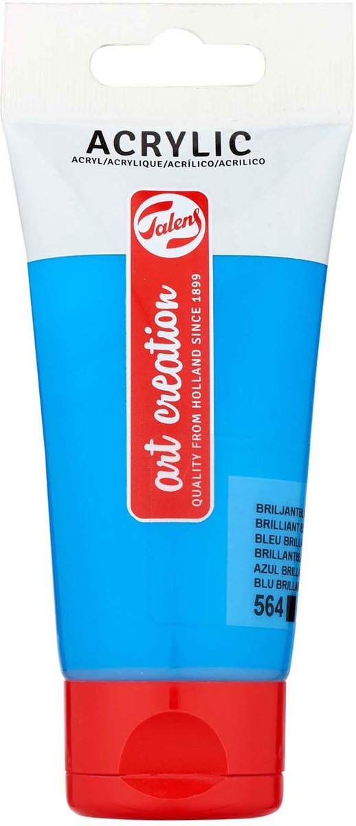 Talens Art Creation Acrylfarbe, Tube 75 ml, Brillantblau 564