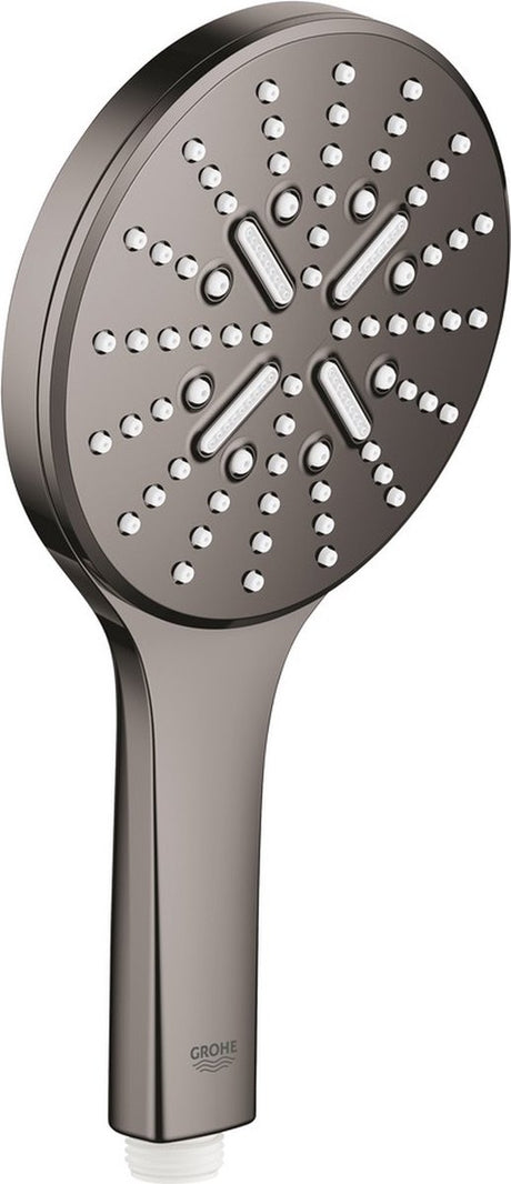 Grohe rainshower smartactive 130 Handbrause – 13 cm – 3 Strahlarten – Hartgraphit – 26574a00