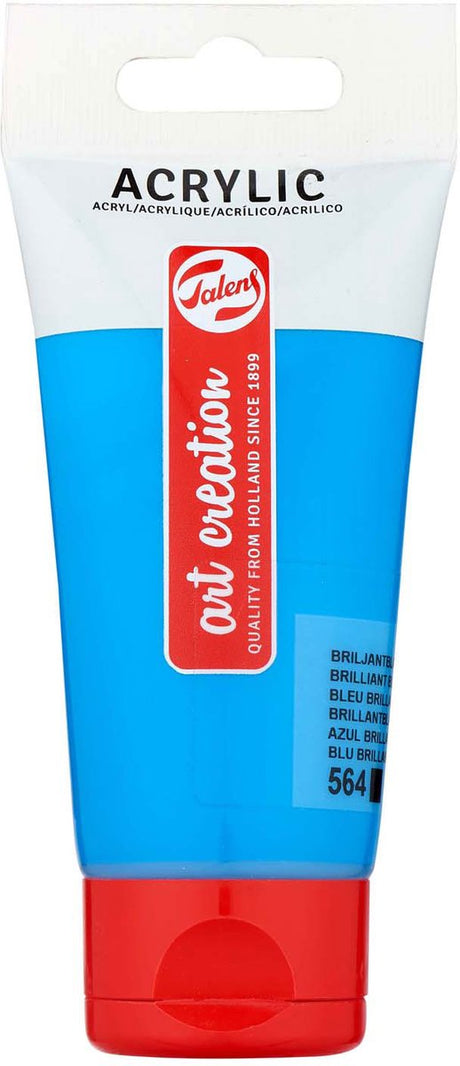 Talens Art Creation Acrylfarbe Tube 75 ml, Brillantblau (564)