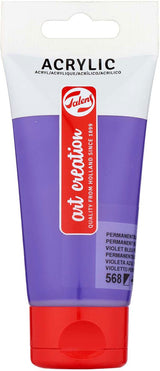 Talens Art Creation Acrylfarbe, Tube 75 ml, permanentes Blauviolett