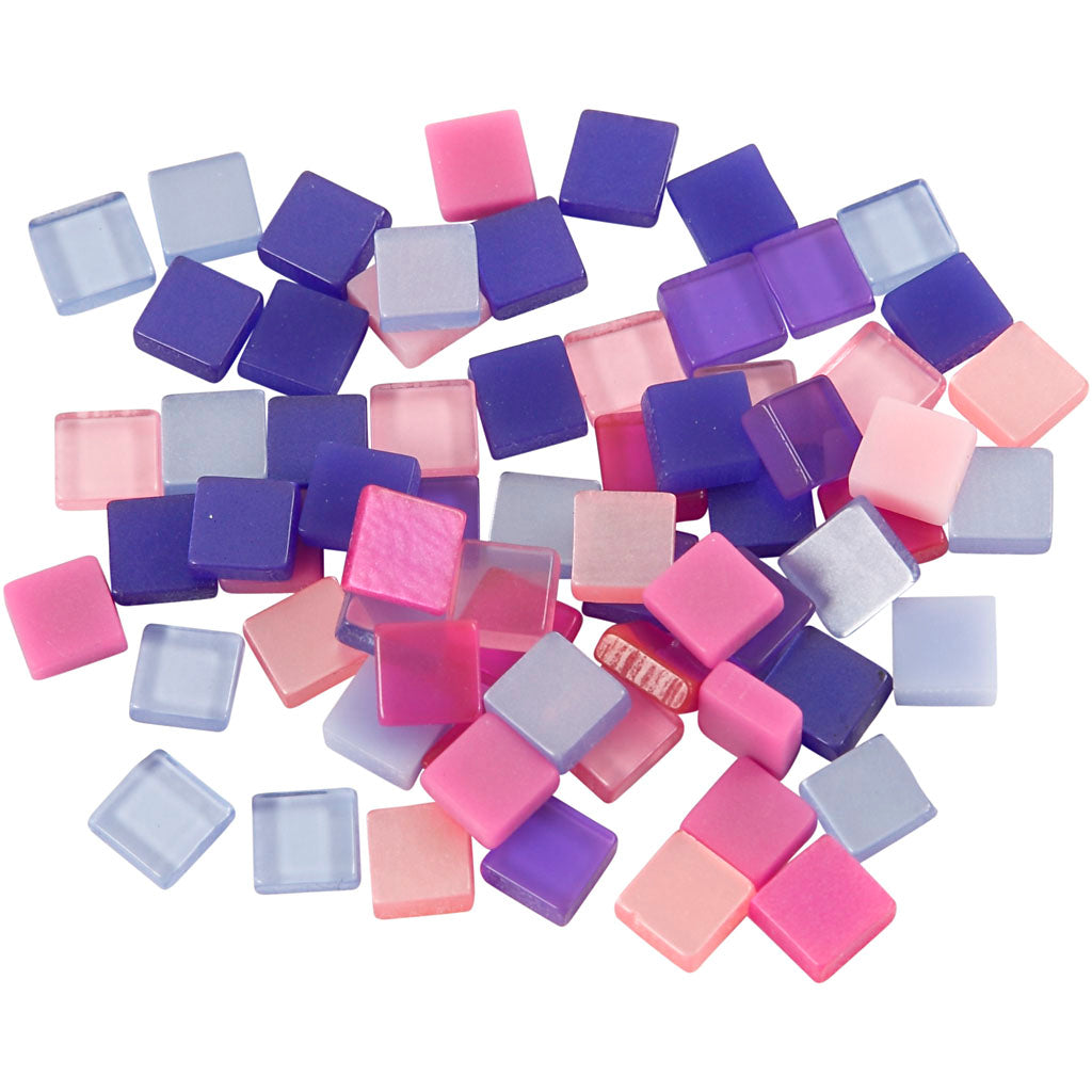 Kreativfirma Mini Mosaic Purple 10x10 mm, 25 Gramm