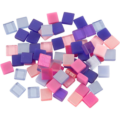 Kreativfirma Mini Mosaic Purple 10x10 mm, 25 Gramm