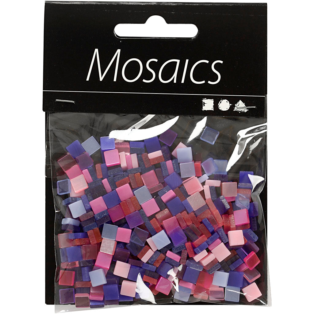 Kreativfirma Mini Mosaic Purple 10x10 mm, 25 Gramm