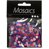 Kreativfirma Mini Mosaic Purple 10x10 mm, 25 Gramm