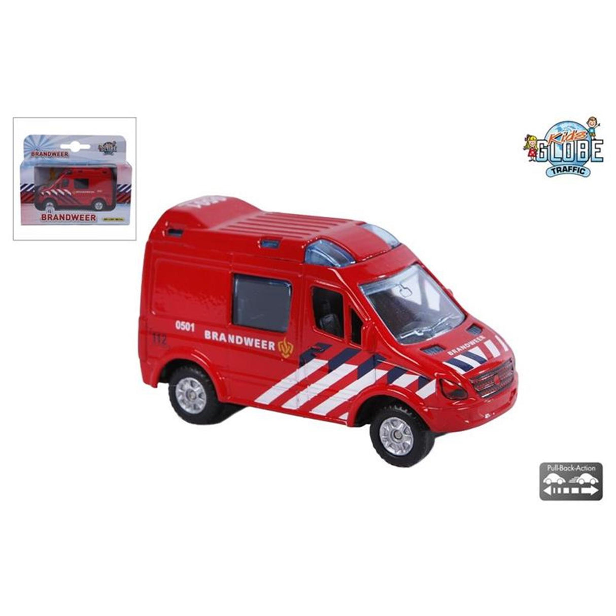 Kinderkugel-Feuerwehrauto aus Druckguss