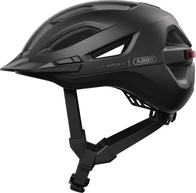 Abus Fahrradhelm Urban-i 4.0 Ace Velvet Black L - 57-61 cm - Schwarz - Geeignet für den Einsatz an Elektrofahrrädern - Cityfahrrädern - 300 g