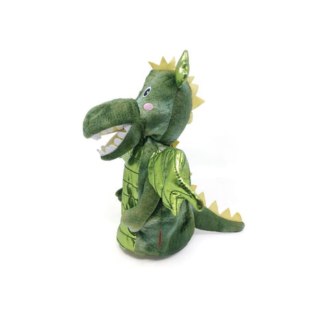 Handpop draak. 25 cm. 3+