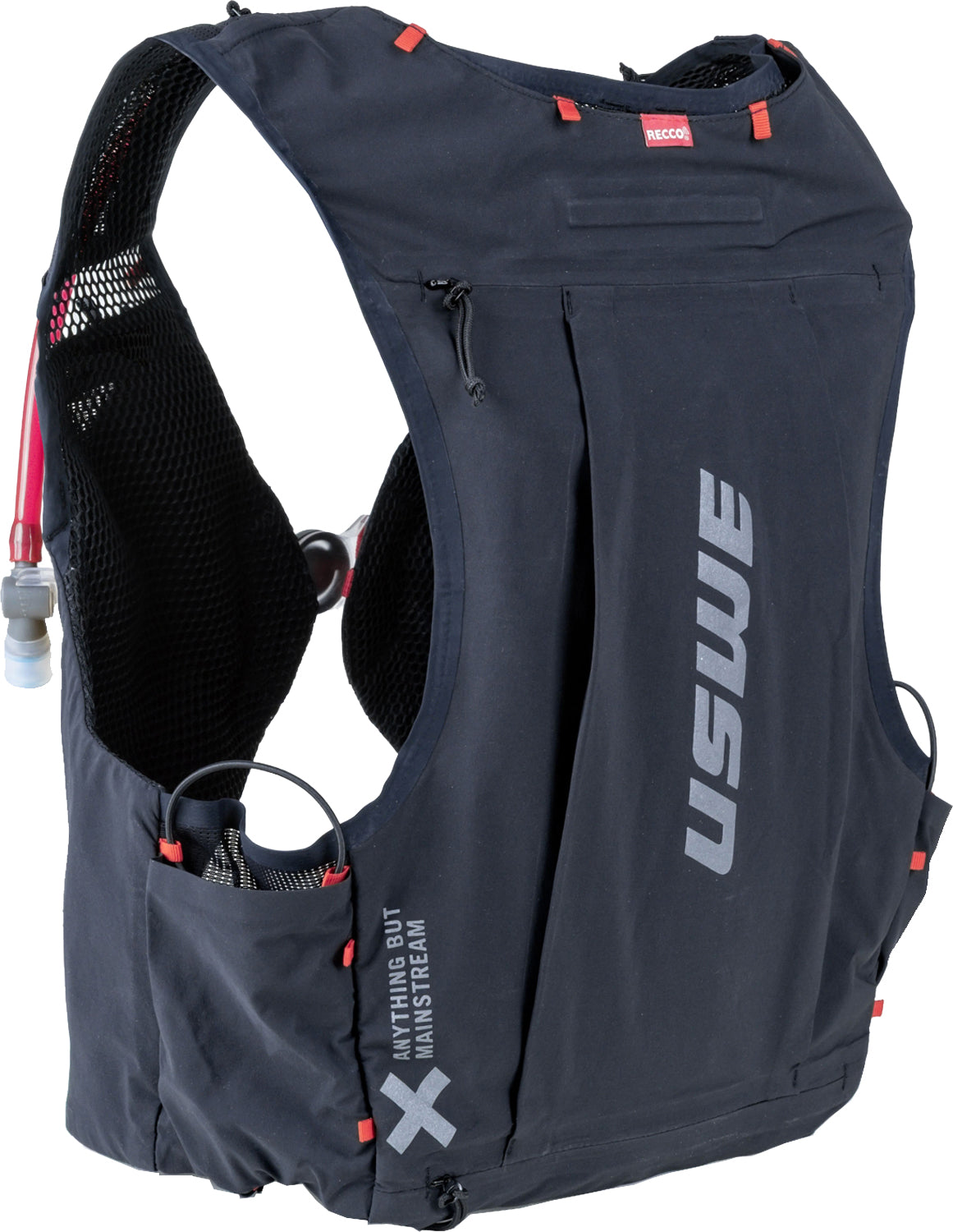 Uswe vst 8l bike vest - black hydration waistcoat | xs