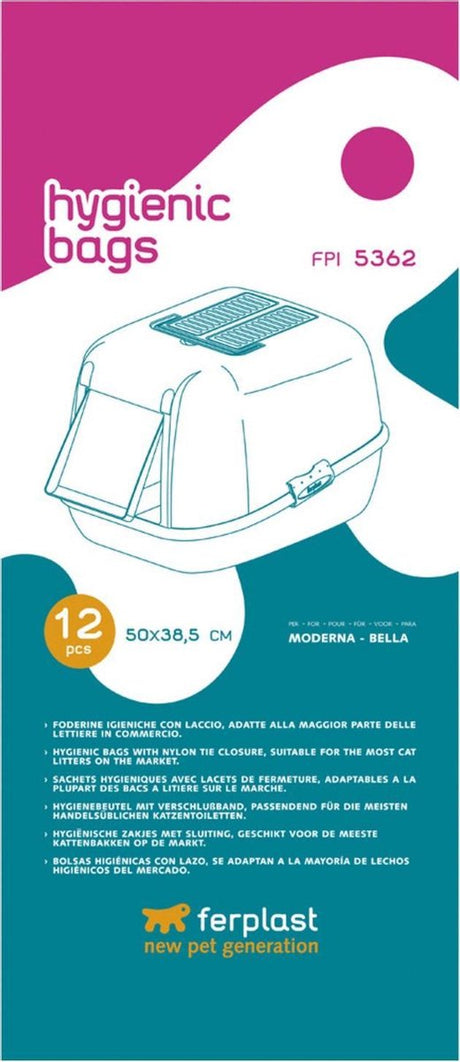 Ferplast Katzenstreubeutel FPI 5362 Bella 12 Stück
