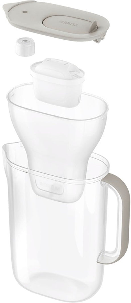 Brita style essential mxpro led waterfilterkan, 2,4 l - beige
