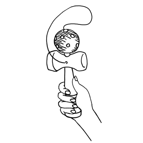Goki Kendama rot. 17 cm. 4+