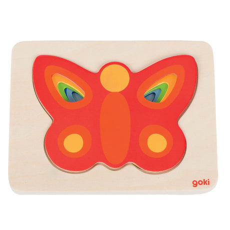 Goki Lagenpuzzle Schmetterling, 5 Lagen