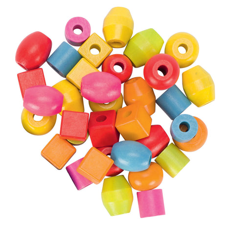Goki Holzperlen-Set, 45-tlg.