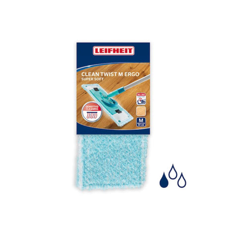 Leifheit Clean Twist M Ergo Ersatztuch – supersoft 33 cm