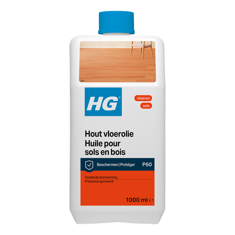 Hg hout vloerolie (product 60) 1l