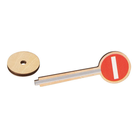 Goki Verkehrszeichen-Spielset – Lernspielzeug aus Holz 40-teilig.