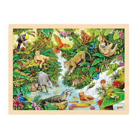Goki-Puzzle im Dschungel. 96 Teile. 3+
