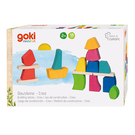 Goki -Holzbausteine ​​Creo, 14dlg.