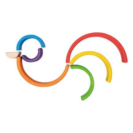 Goki -Holzbausteine ​​Regenbogen, 5dlg.