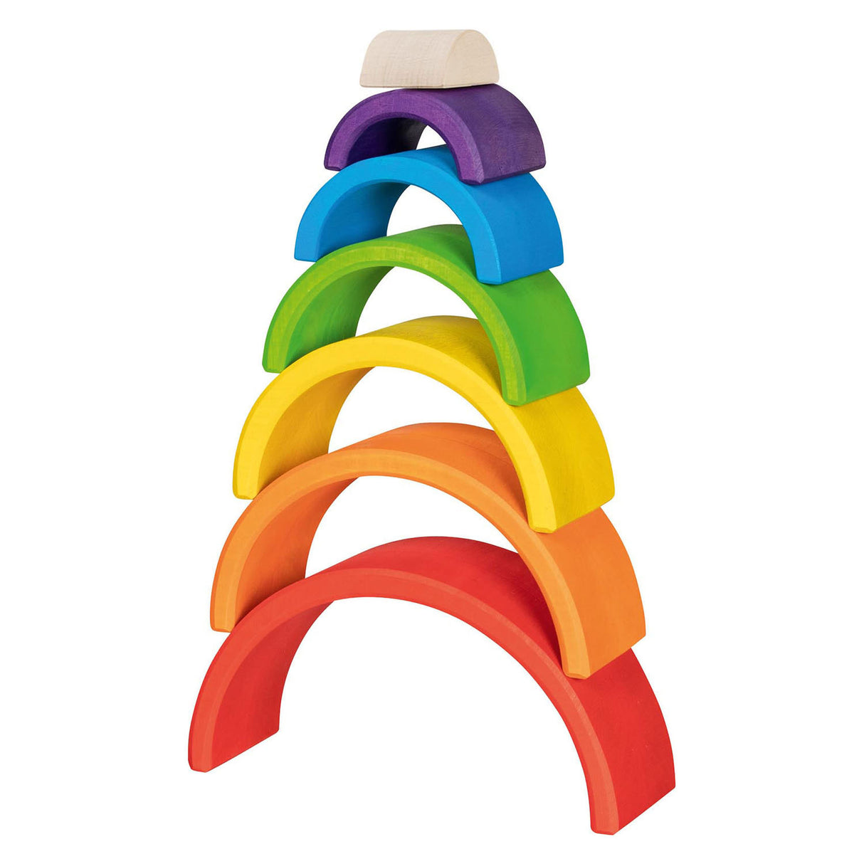 Goki -Holzbausteine ​​Regenbogen, 5dlg.