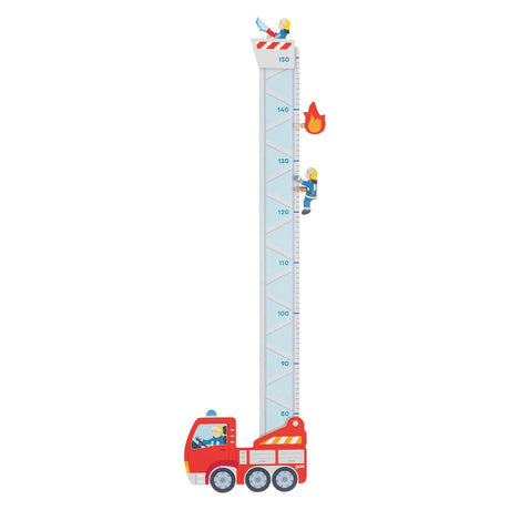 Goki Messstab: Feuerwehr L94cm, mit 2 Stiften, Holz
