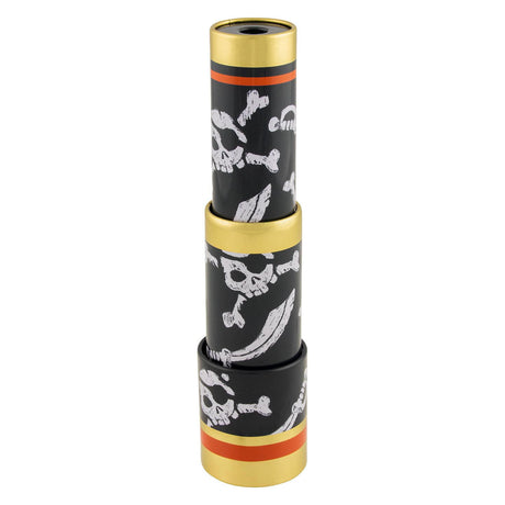 Goki Teleskop Piraten Junior 25 cm Stahl Schwarz Gold