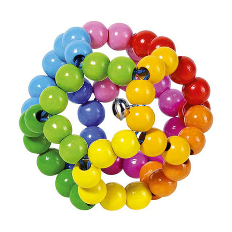 Goki Touch Ring elastischer Regenbogenball. 8 cm.