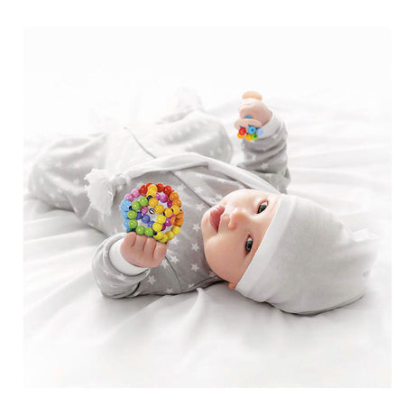 Goki Touch Ring elastischer Regenbogenball. 8 cm.