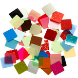 Creativ Company Folienmosaikfliesen, Größe 10x10 mm, ca. 6875 Teile, verschiedene Farben, 250 gr 1 Karton
