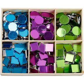 Kreativunternehmen https: www.cchobby.nl Mirror-mosaic-tiles-size-15-mm-thickness-2-mm-300-piece-1-box