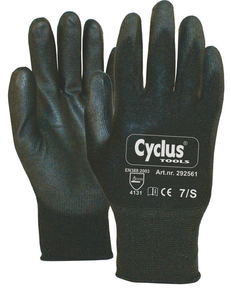 Cycplus-Arbeit Handschuhe pu-flex l (9) schwarz