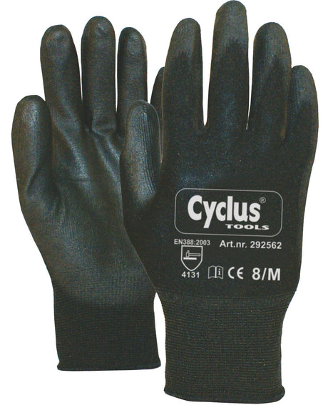 Cycplus-Arbeit Handschuhe pu-flex m (8) schwarz