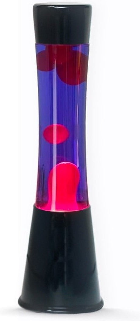 Itotal Lavalamp Black Purple Pink, 40 cm