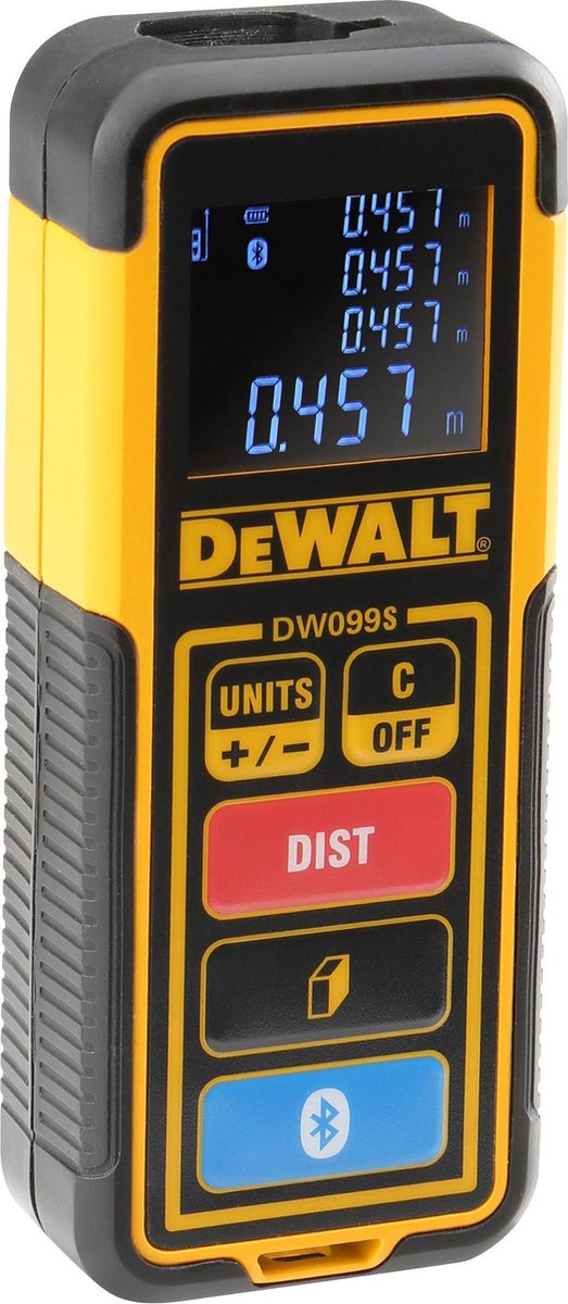 Dewalt dw099s digitaler Entfernungsmesser – 30 m – Bluetooth