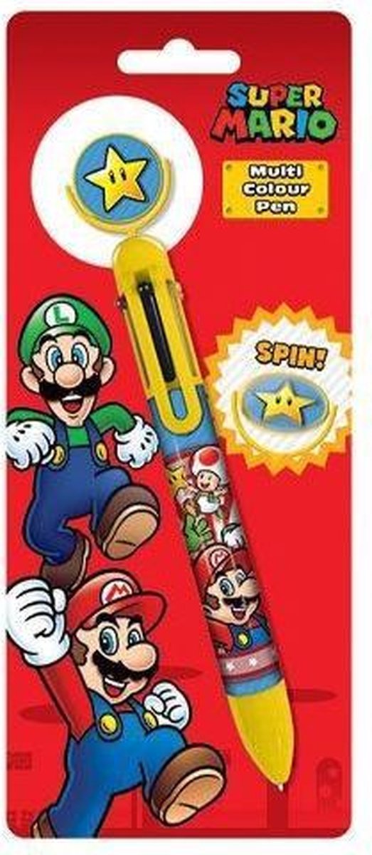 Nintendo Mehrfarbenstift Super Mario Burst Junior 17 cm gelb