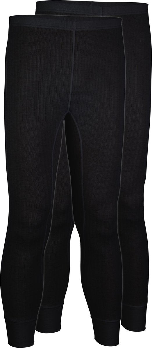 Avento Thermohose Junior – 2er-Pack – Schwarz – Größe 128