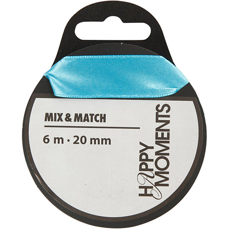 Creativ Company Satin Ribbon Hellblau, 15m