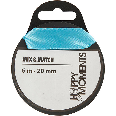 Creativ Company Satin Ribbon Hellblau, 15m