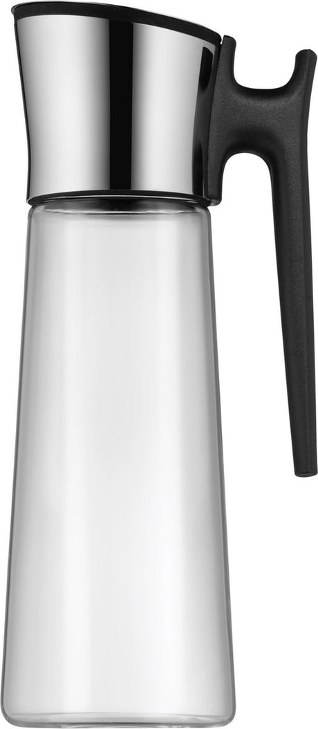 WMF Basic - Wasserkaraffe - 1,0l - mit Henkel - tropffrei - passend für Kühlschranktür