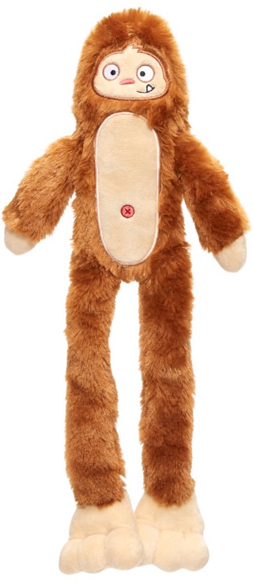Bark - hairy henderson - yeti - pluche - bruin - 44x22x5 cm