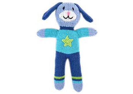 Kuscheltier gestrickter Hundejunge 24 cm