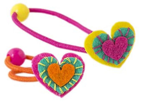 Zugang: haarelastiek hearts 2 ass (8 st)