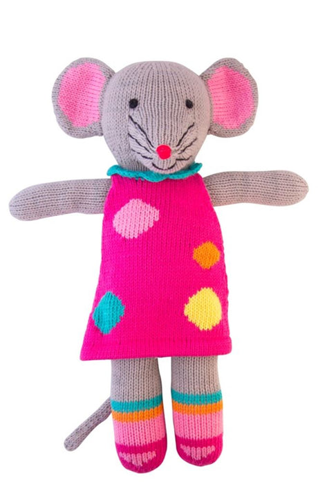 Kuscheltier Strickmaus Pippa 36 cm
