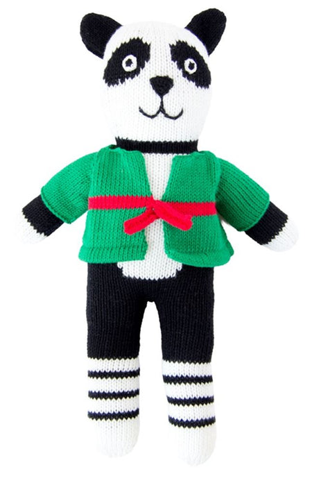 Kuscheltier gestrickter Panda Fu 36 cm