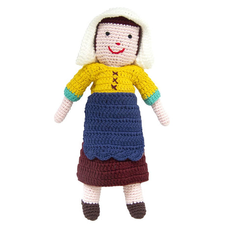 Kuscheltier gehäkeltes Milchmädchen von Vermeer