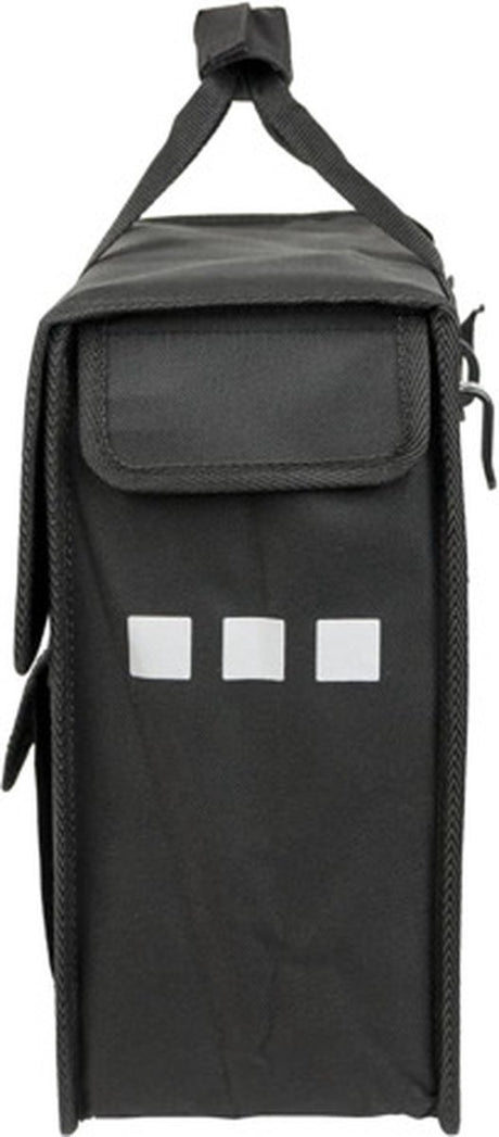 Willex shopper - enkele fietstas - 18liter- zwart